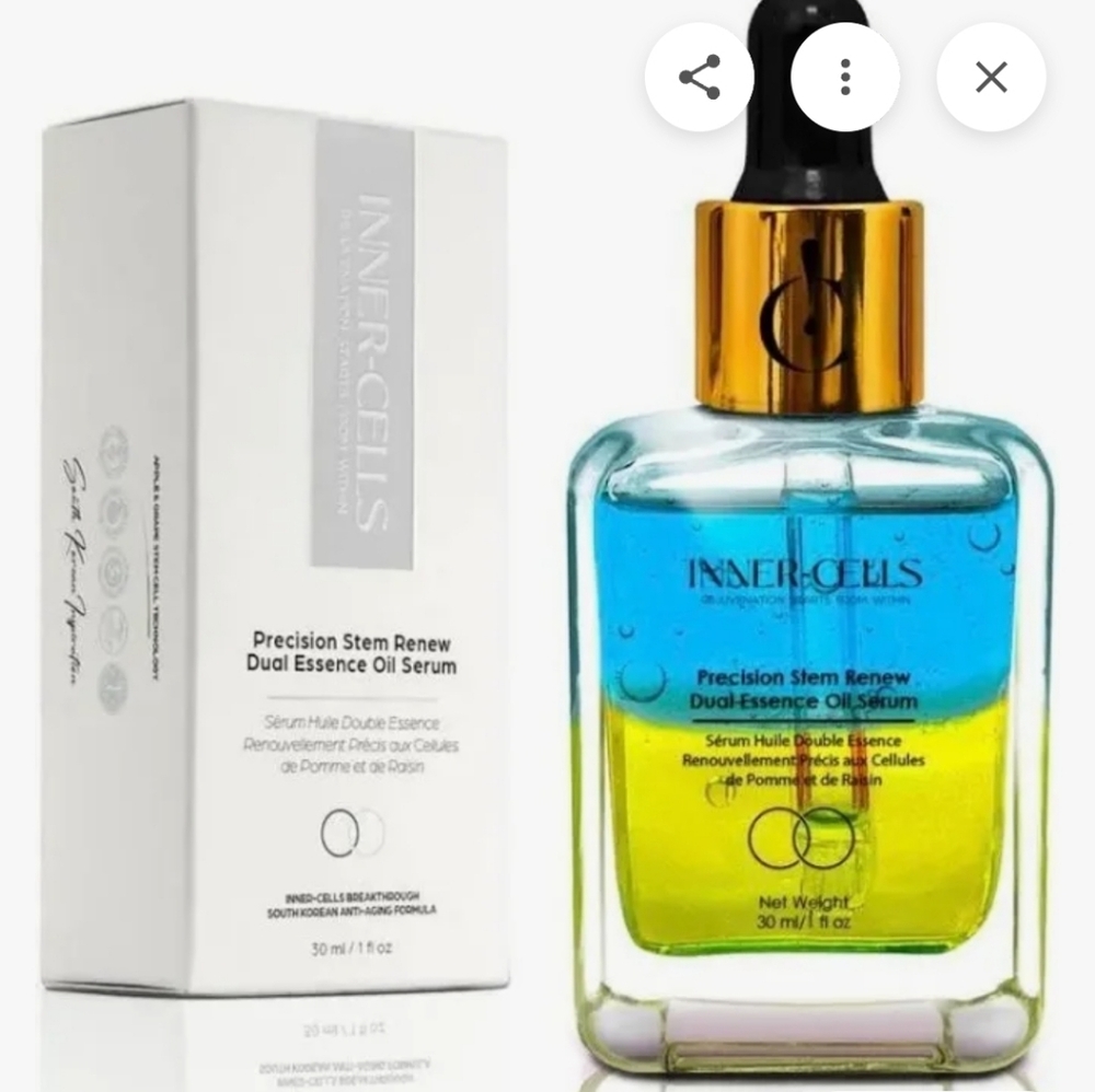 Inner Cells Precision Stem Renew Dual Essence Oil Serum 1fl oz